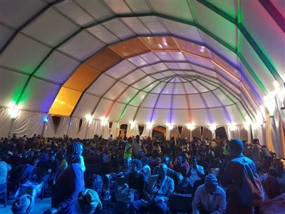Oval Dome Stan 20x70m Event Stan v Pretórii, Južná Afrika